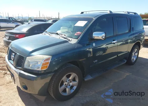 2005 Nissan Armada Se из США, поврежденный, VIN 5N1AA08A25N735650